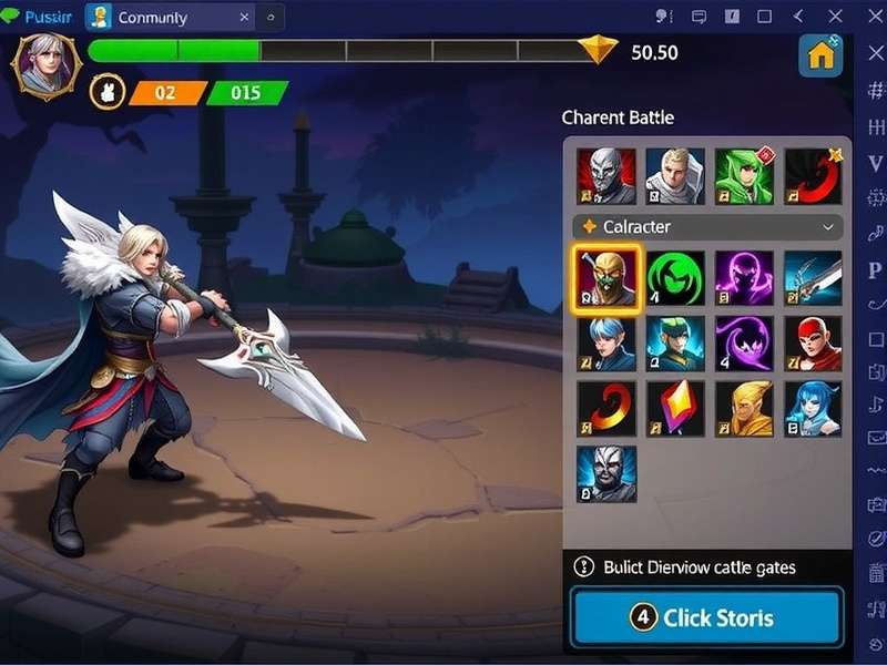 Dominion Mace Striker character customization screen