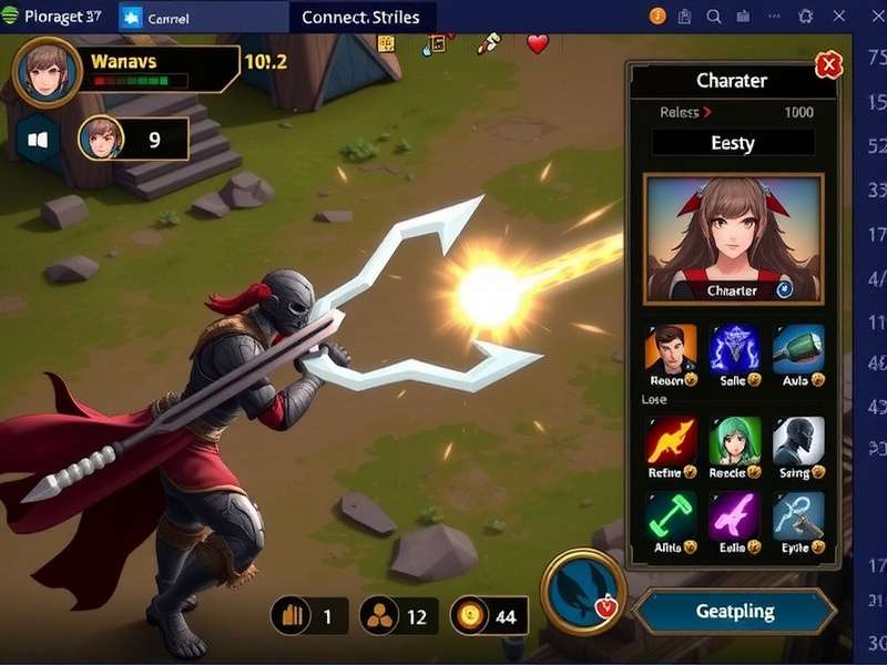 Dominion Mace Striker gameplay screenshot showing character battles